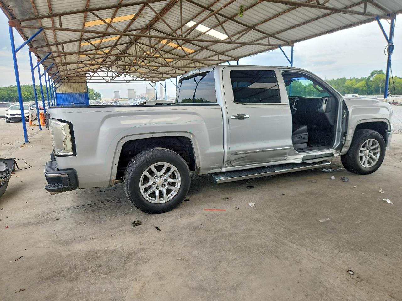 2014 Gmc Sierra C1500 Slt Silver vin: 3GTP1VEC3EG376948