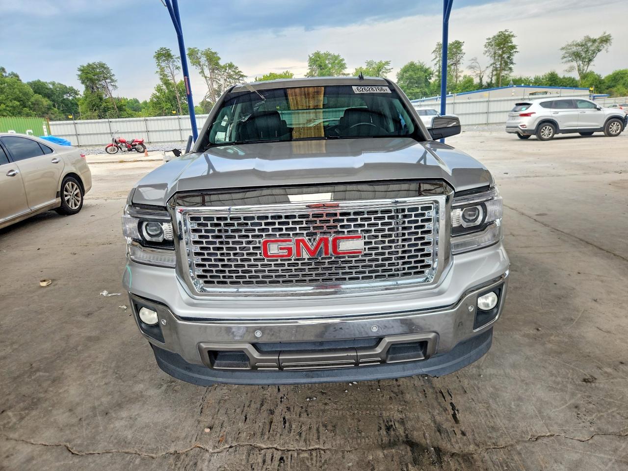 2014 Gmc Sierra C1500 Slt Silver vin: 3GTP1VEC3EG376948