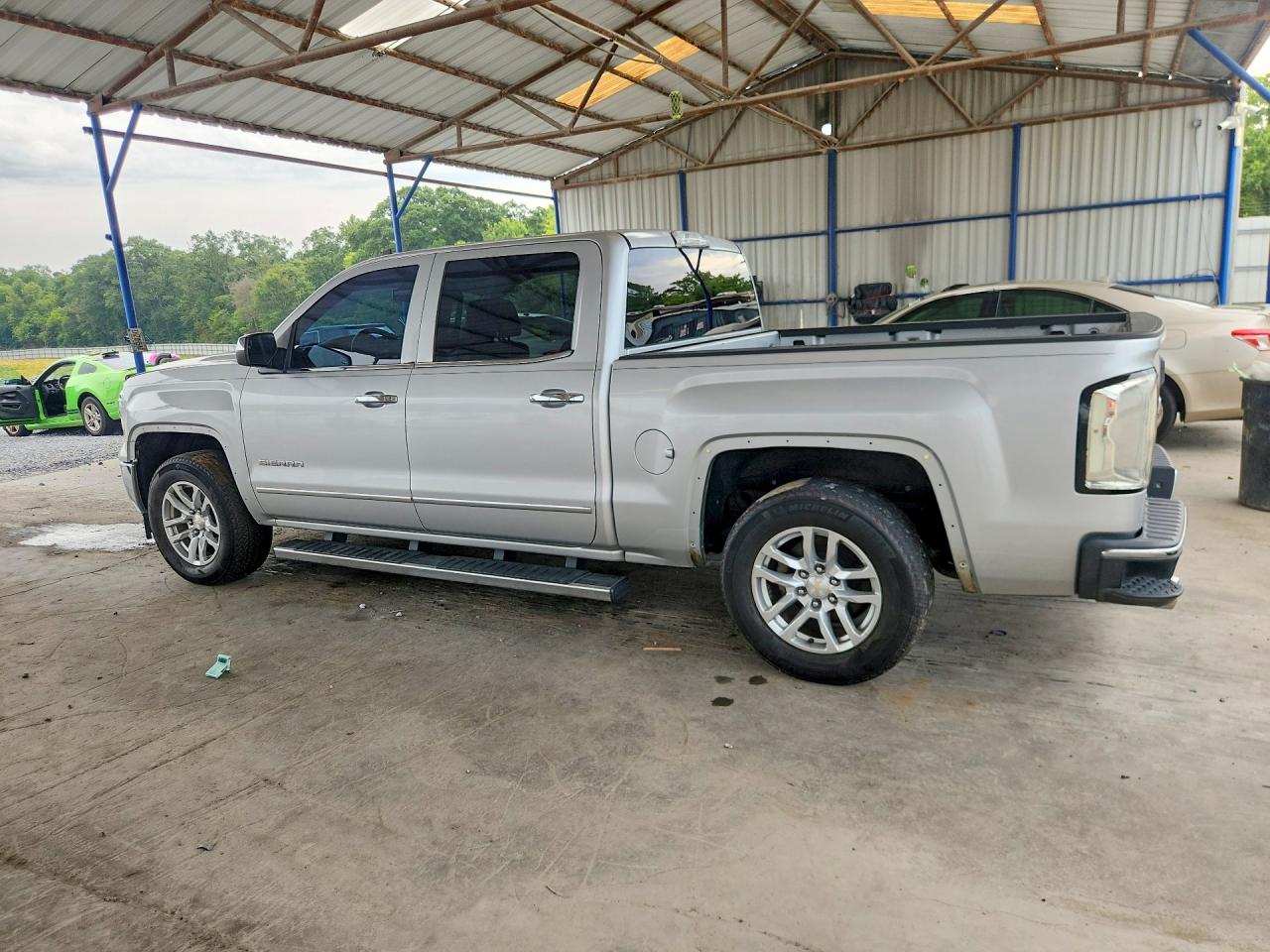 2014 Gmc Sierra C1500 Slt Silver vin: 3GTP1VEC3EG376948