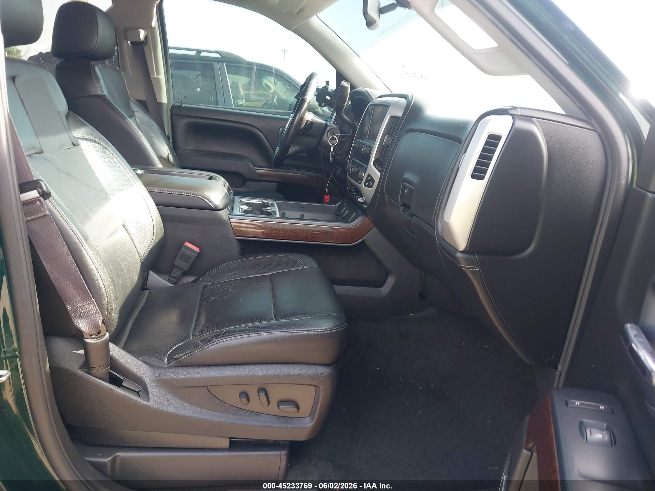 2014 Gmc Sierra 1500 Slt Green vin: 3GTP1VEC3EG499018