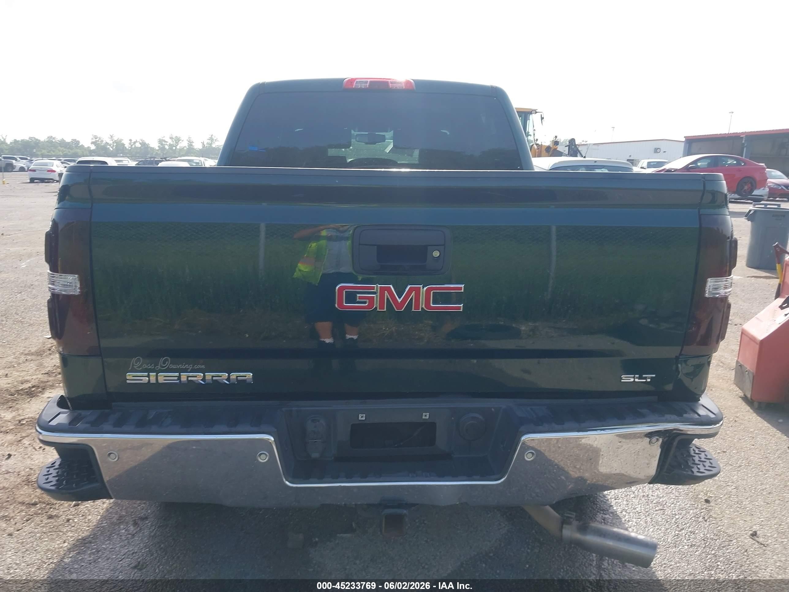 2014 Gmc Sierra 1500 Slt Green vin: 3GTP1VEC3EG499018