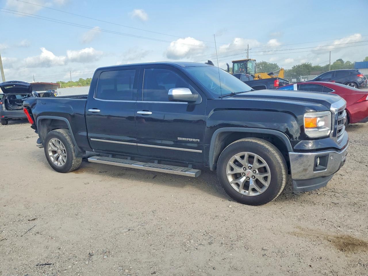 2015 Gmc Sierra C1500 Slt Black vin: 3GTP1VEC3FG370746