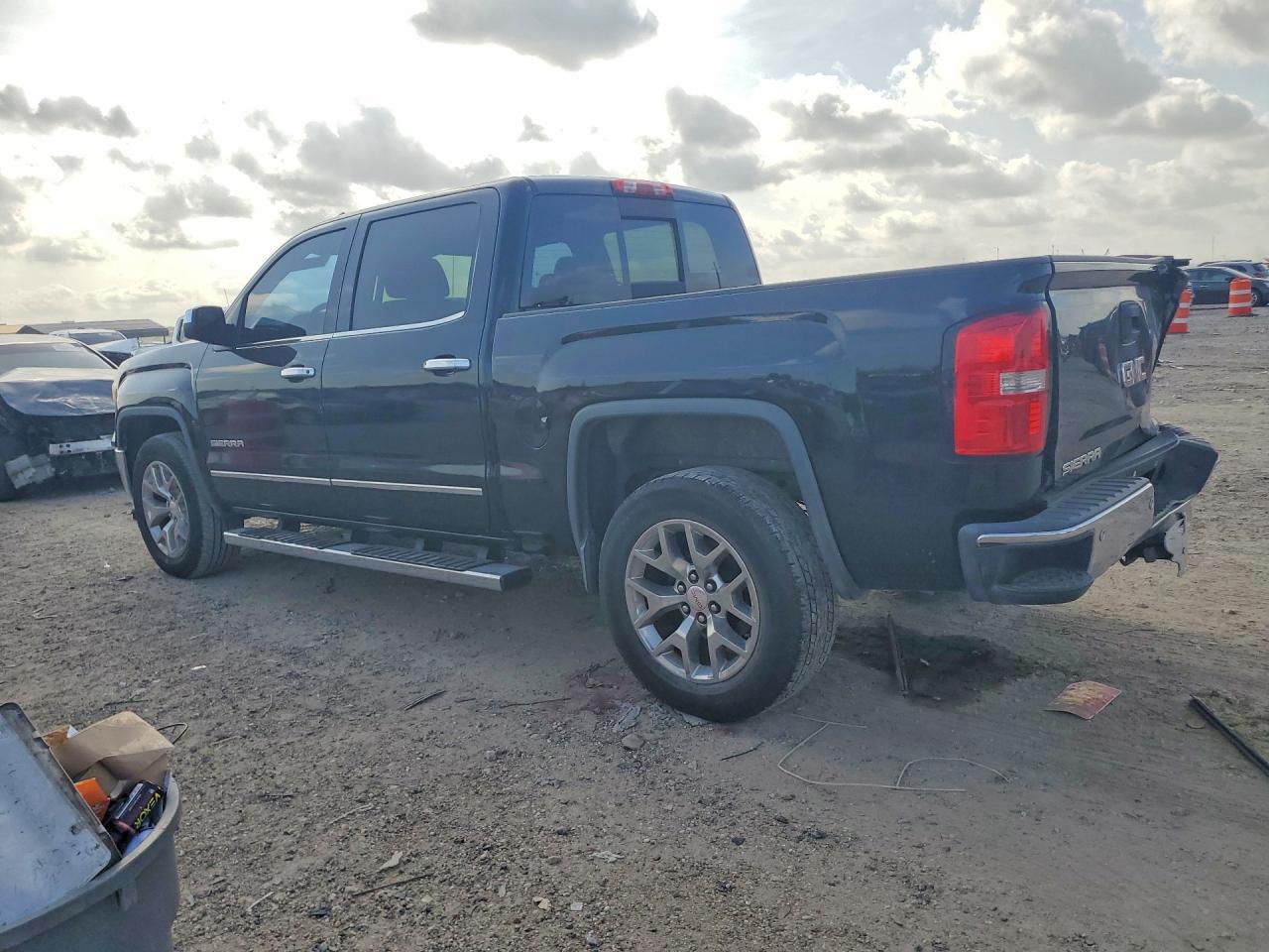 2015 Gmc Sierra C1500 Slt Black vin: 3GTP1VEC3FG370746