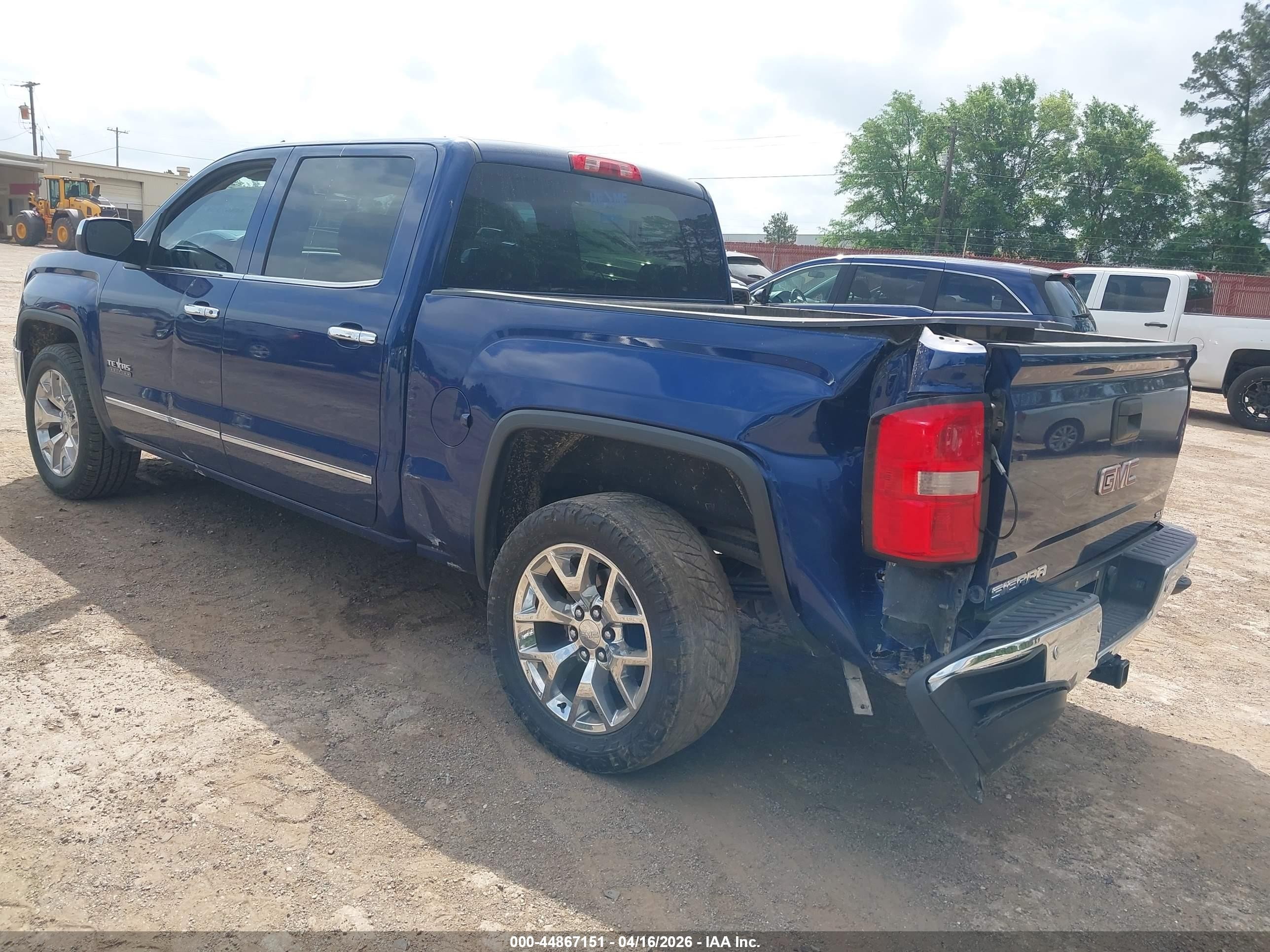 2014 Gmc Sierra 1500 Slt Blue vin: 3GTP1VEC4EG281539