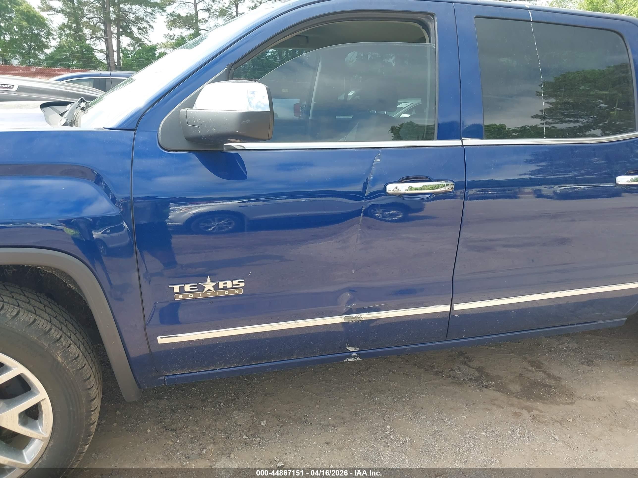 2014 Gmc Sierra 1500 Slt Blue vin: 3GTP1VEC4EG281539