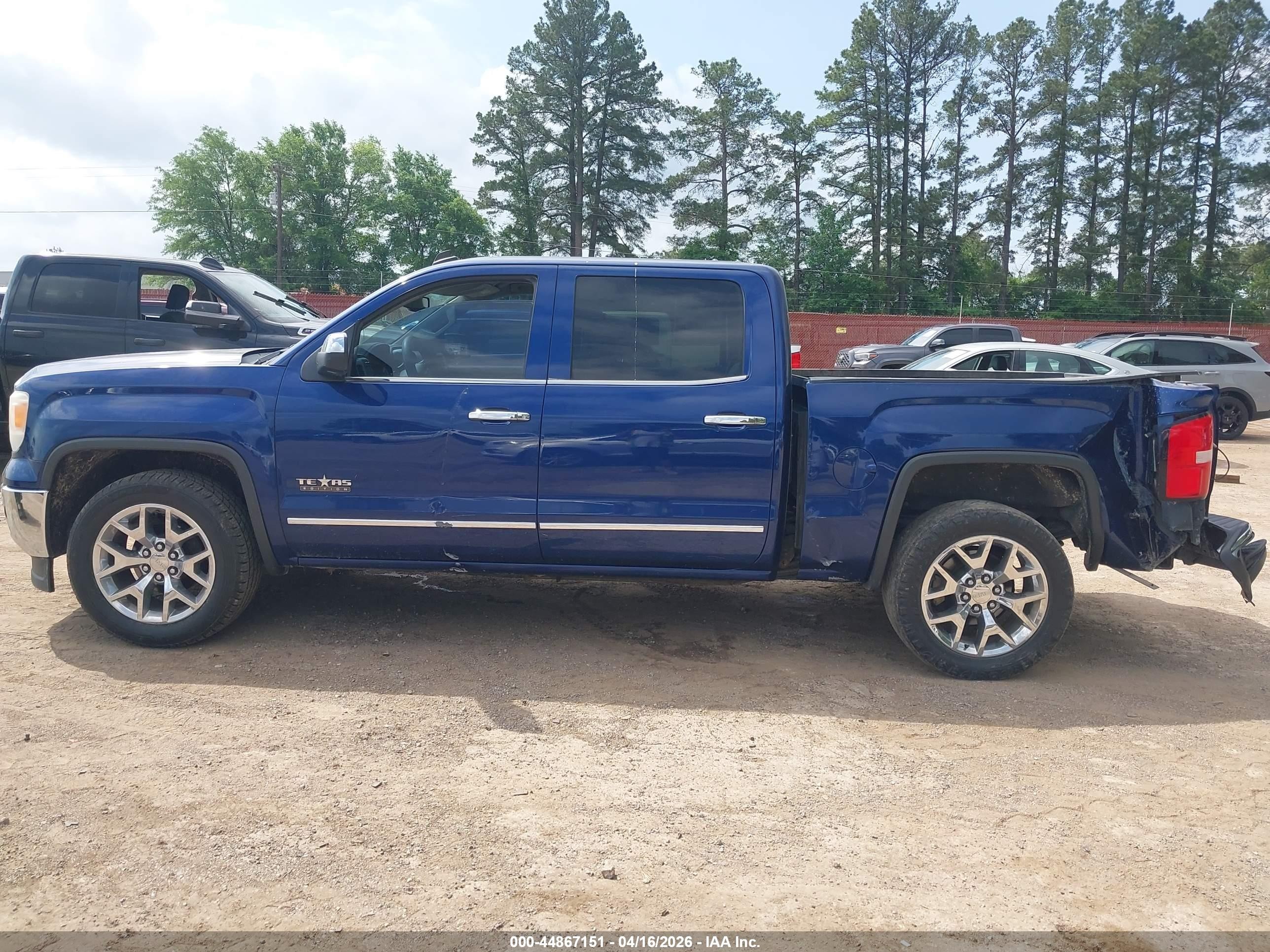 2014 Gmc Sierra 1500 Slt Blue vin: 3GTP1VEC4EG281539