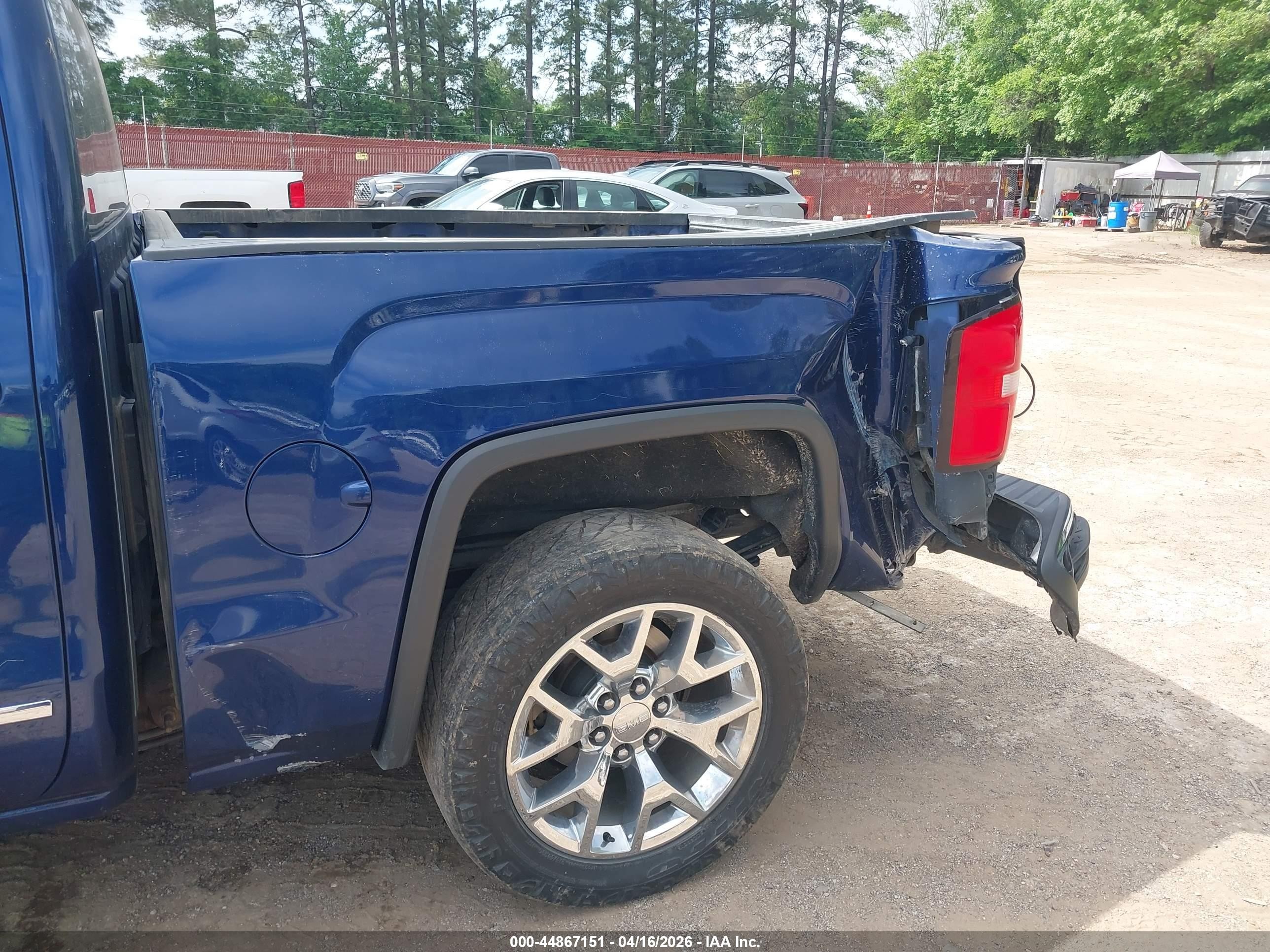 2014 Gmc Sierra 1500 Slt Blue vin: 3GTP1VEC4EG281539