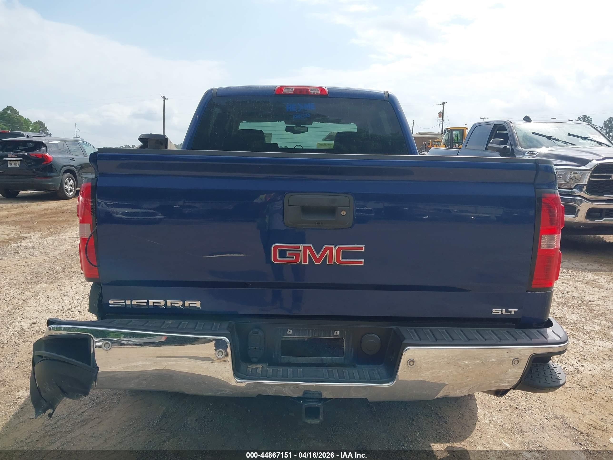 2014 Gmc Sierra 1500 Slt Blue vin: 3GTP1VEC4EG281539