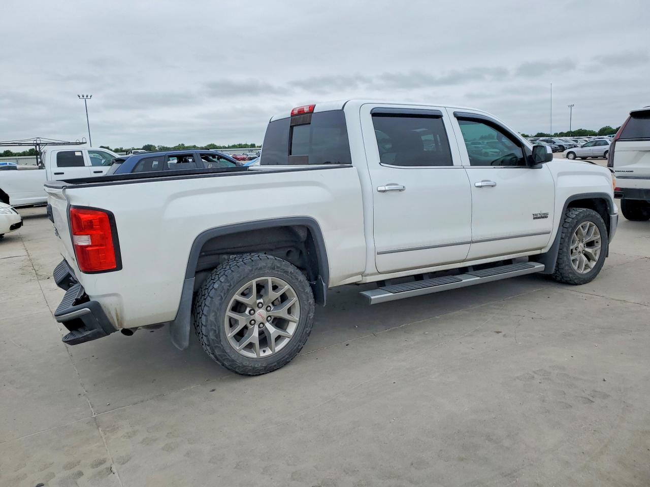 2015 Gmc Sierra C1500 Slt White vin: 3GTP1VEC4FG266864