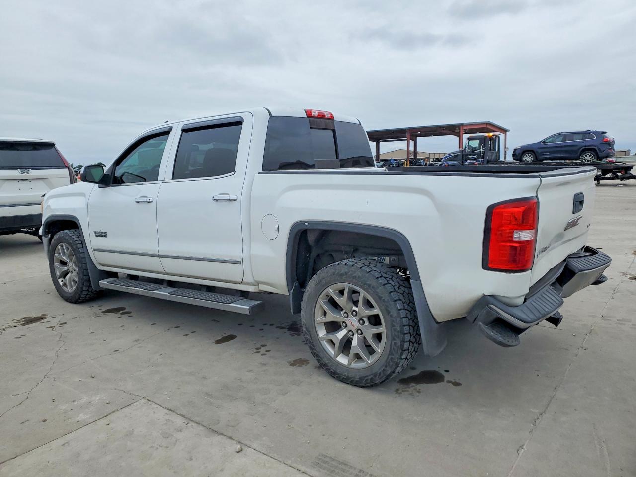 2015 Gmc Sierra C1500 Slt White vin: 3GTP1VEC4FG266864