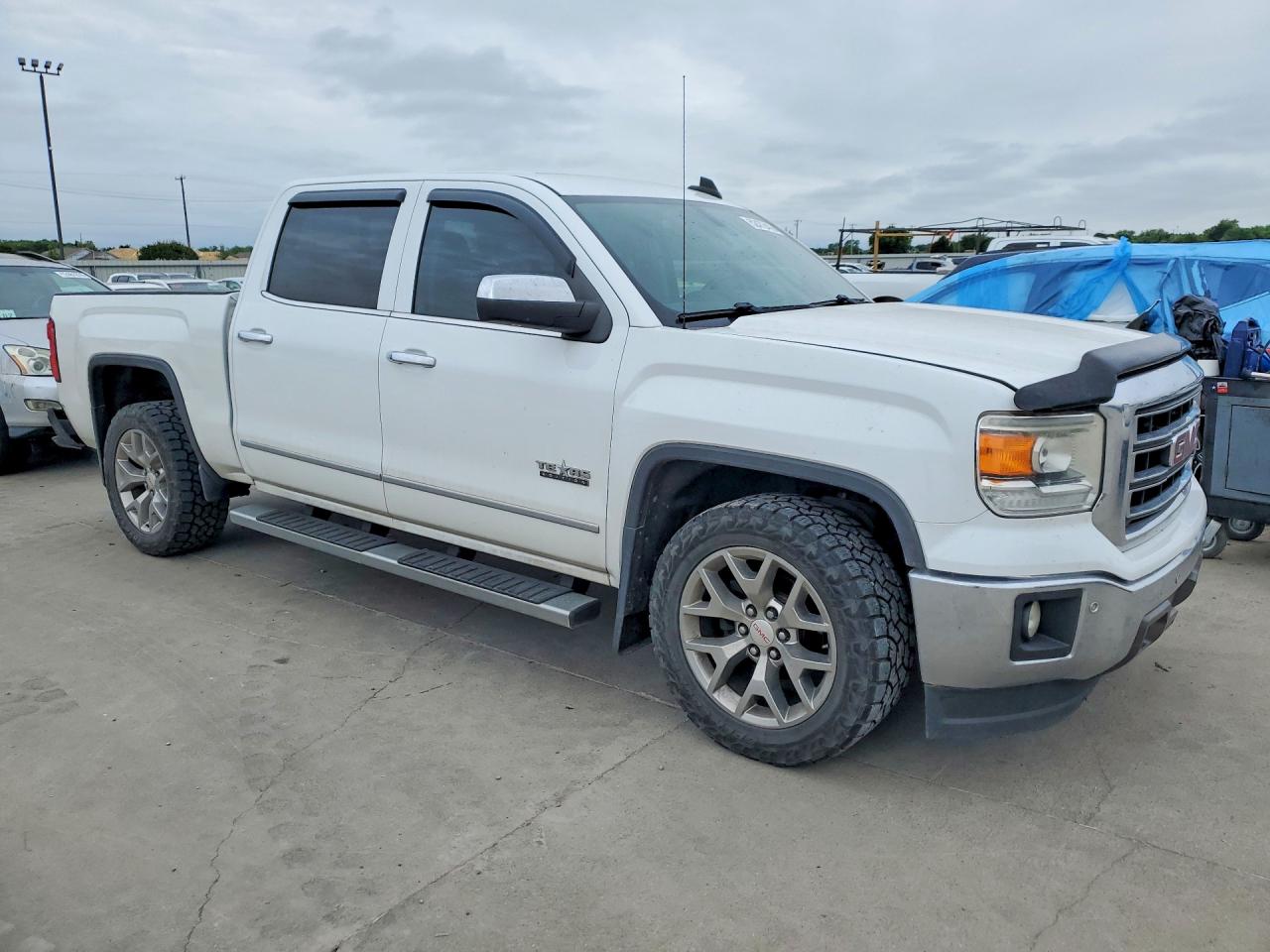 2015 Gmc Sierra C1500 Slt White vin: 3GTP1VEC4FG266864