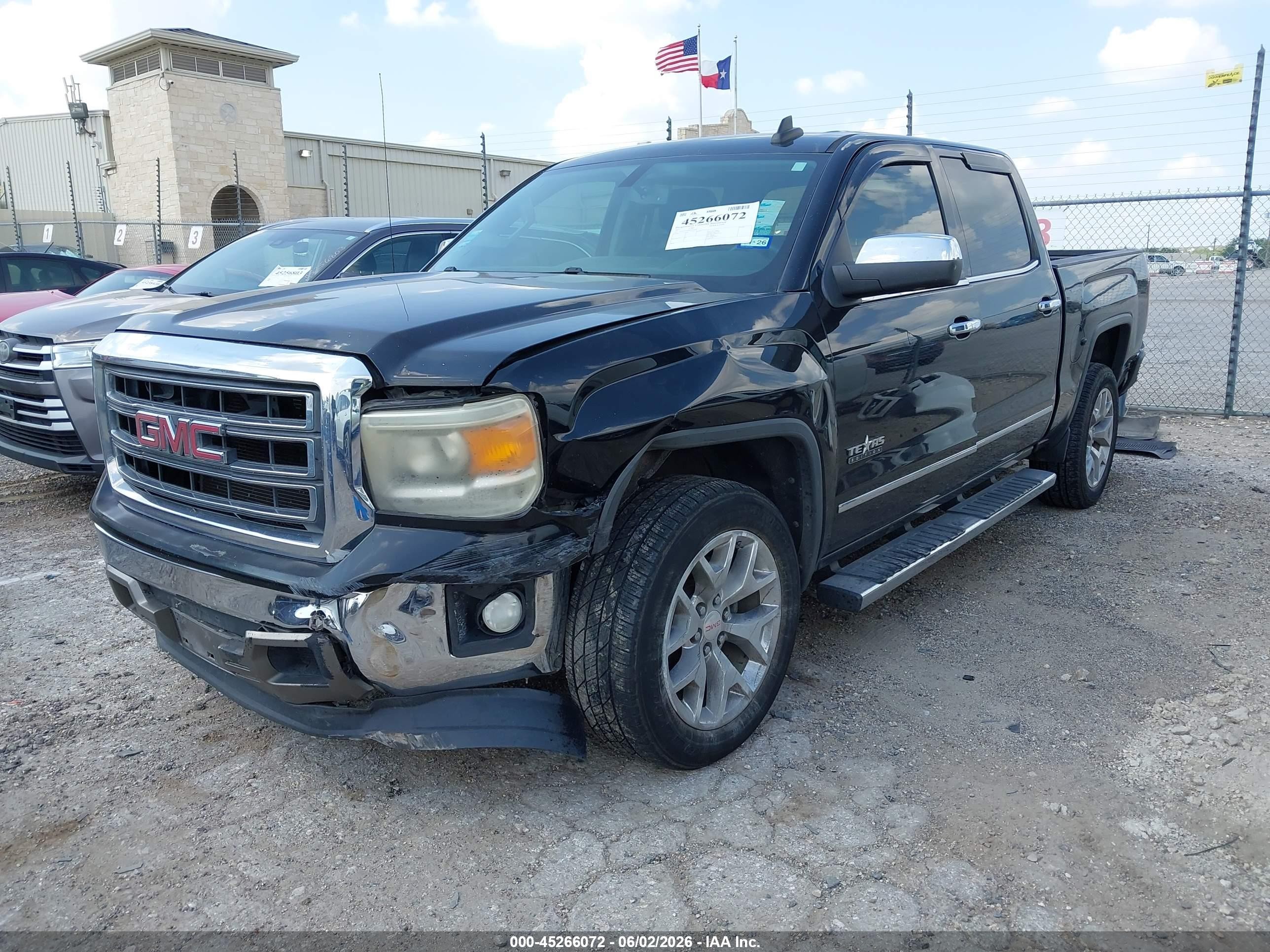 2015 Gmc Sierra 1500 Slt Black vin: 3GTP1VEC4FG416018