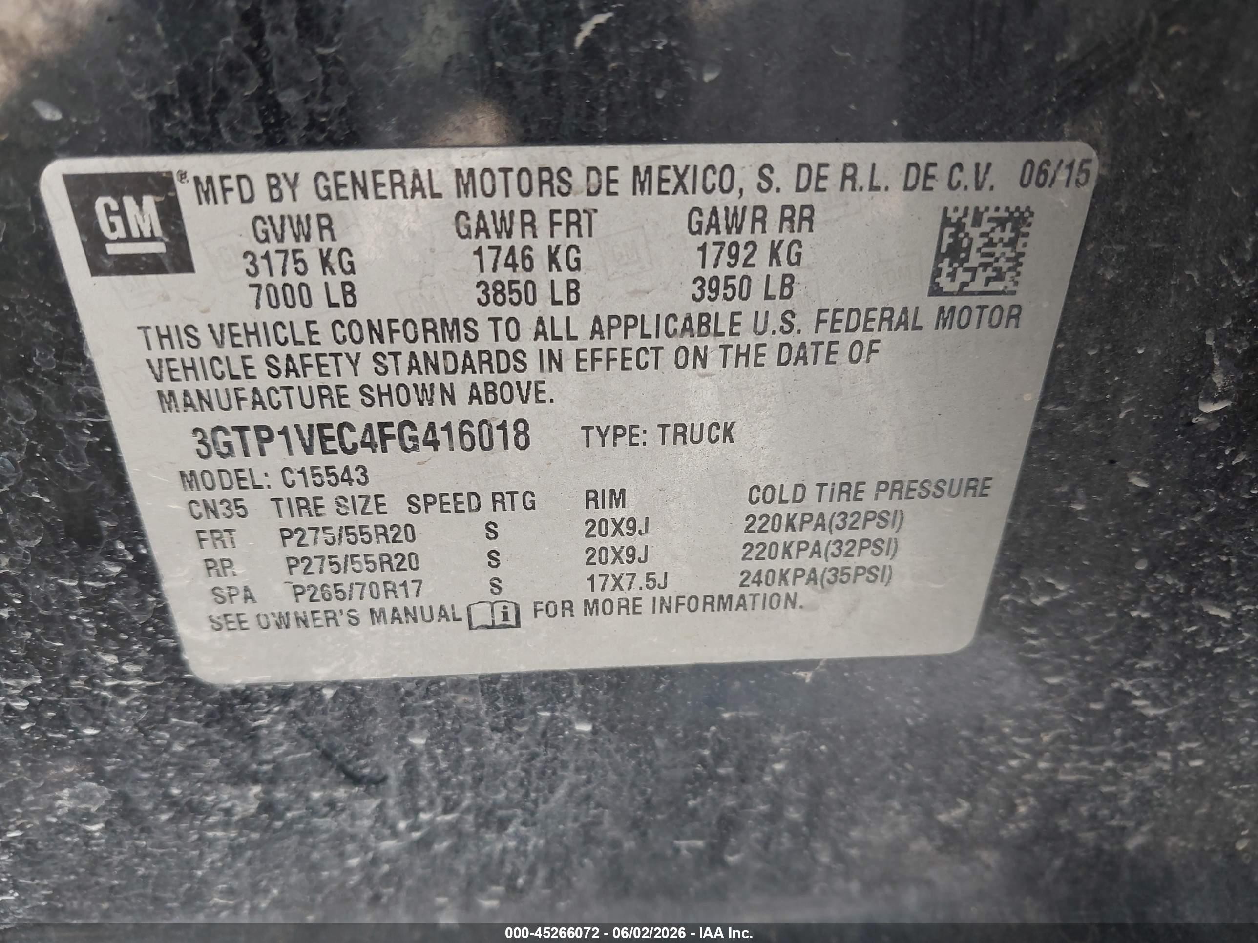 2015 Gmc Sierra 1500 Slt Black vin: 3GTP1VEC4FG416018