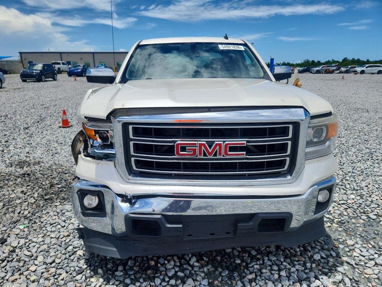 2014 Gmc Sierra C1500 Slt White vin: 3GTP1VEC5EG370262