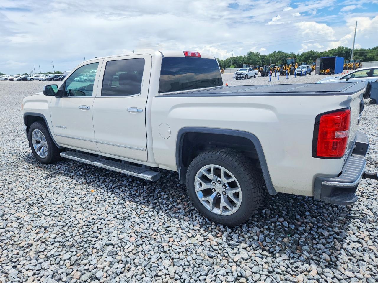 2014 Gmc Sierra C1500 Slt White vin: 3GTP1VEC5EG370262