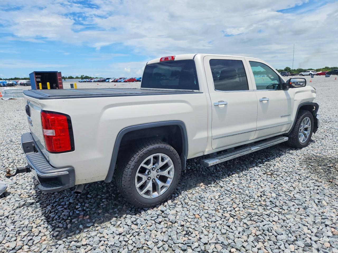 2014 Gmc Sierra C1500 Slt White vin: 3GTP1VEC5EG370262