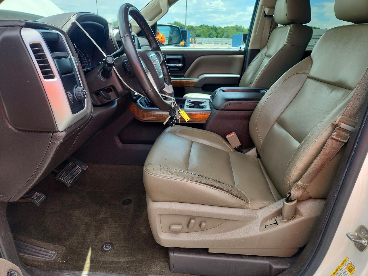 2014 Gmc Sierra C1500 Slt White vin: 3GTP1VEC5EG370262