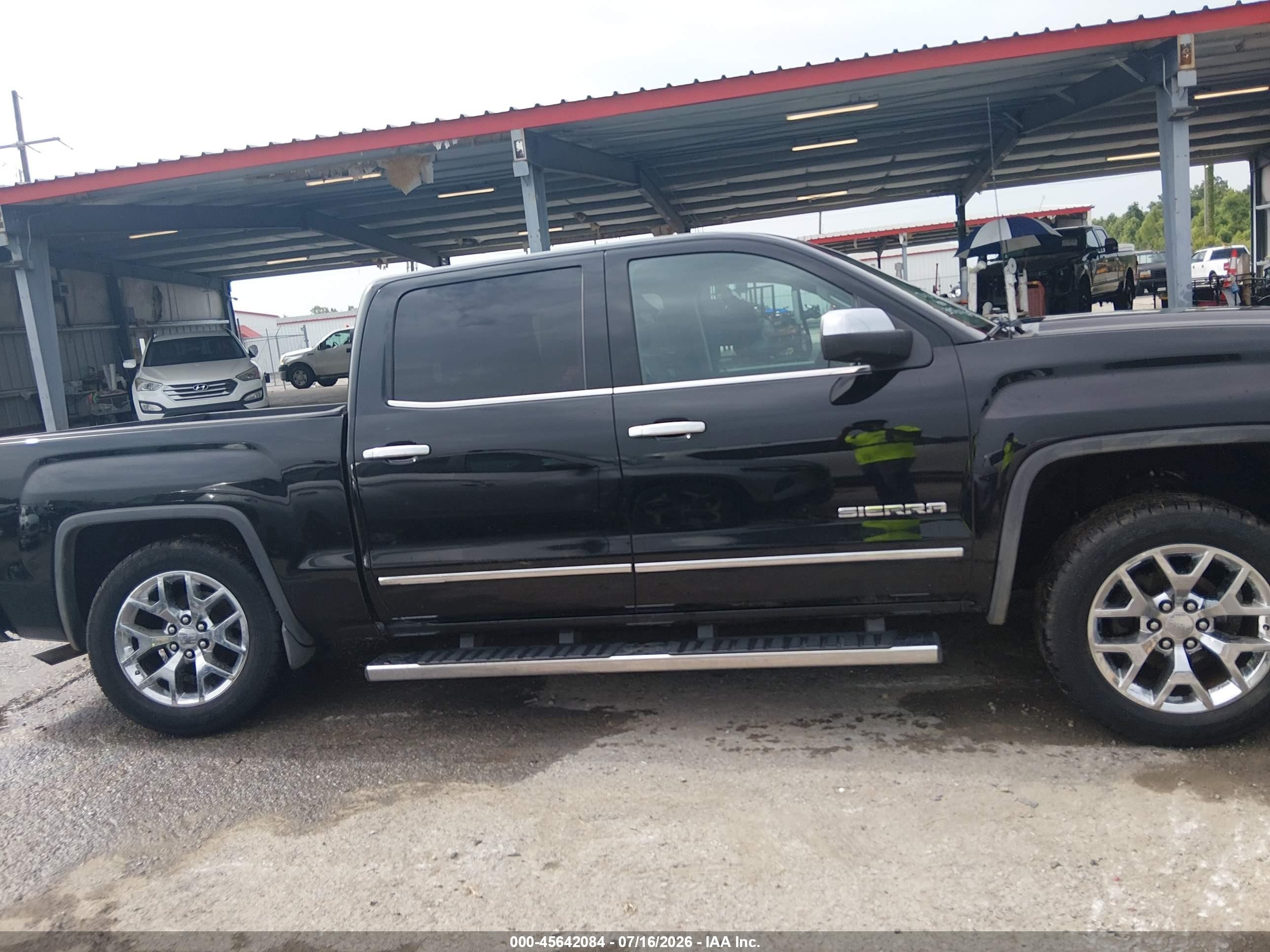2014 Gmc Sierra 1500 Slt Black vin: 3GTP1VEC5EG398465