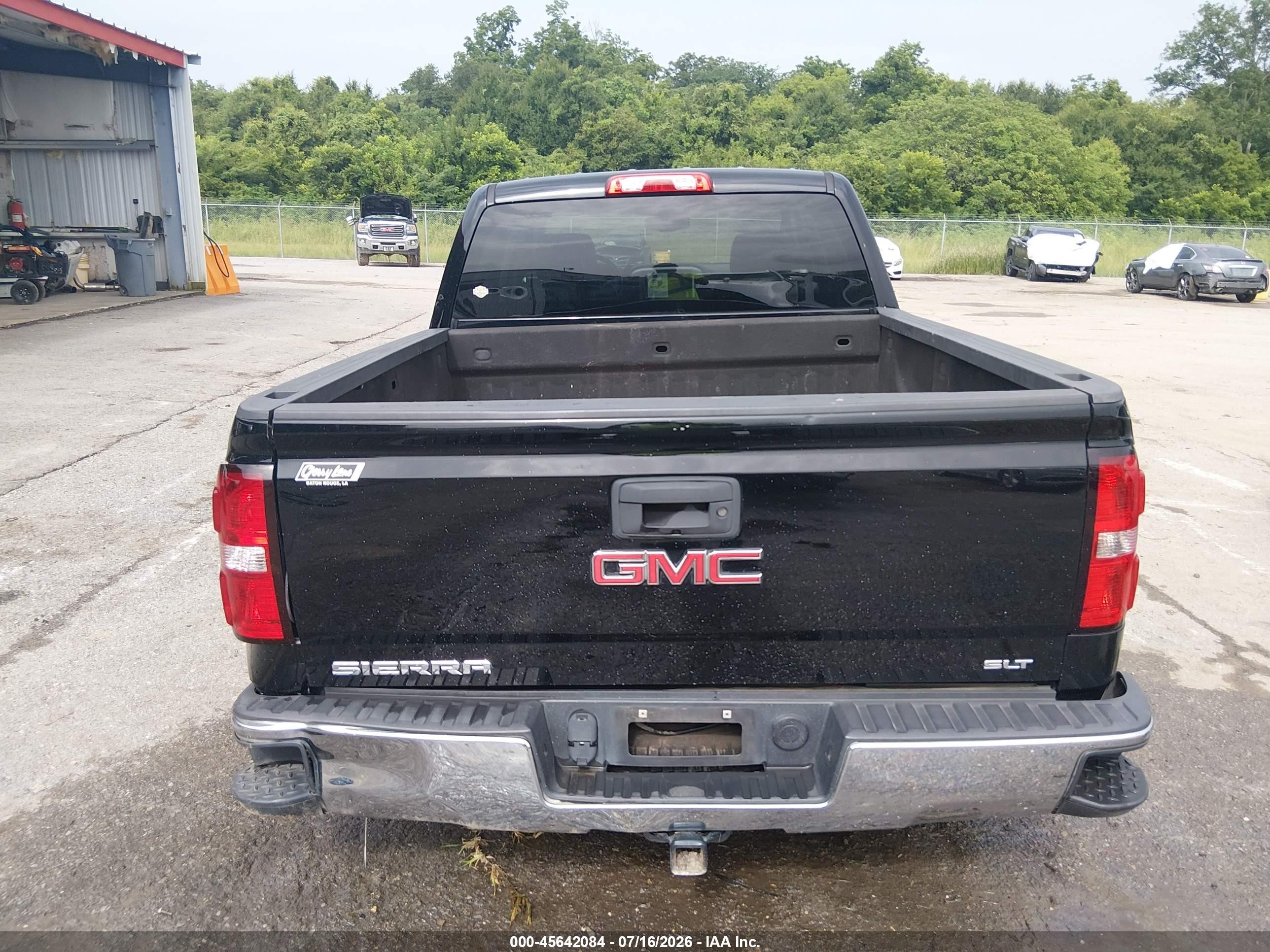 2014 Gmc Sierra 1500 Slt Black vin: 3GTP1VEC5EG398465