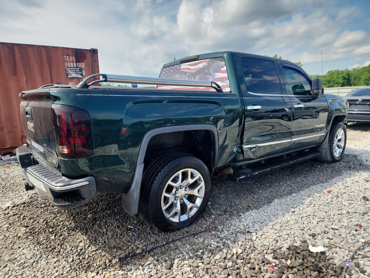2014 Gmc Sierra C1500 Slt Green vin: 3GTP1VEC5EG490143