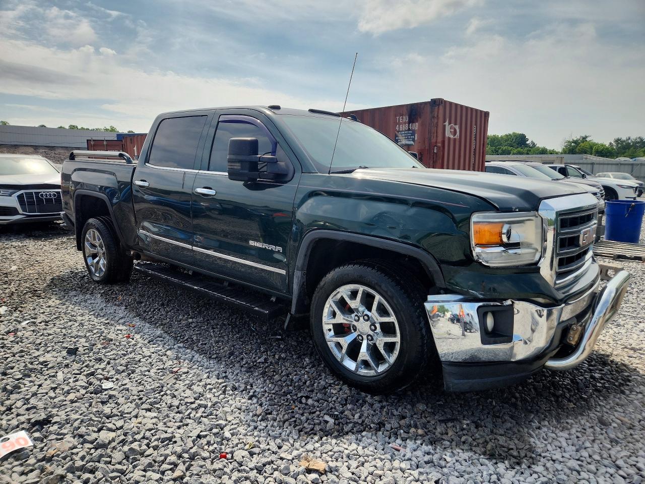 2014 Gmc Sierra C1500 Slt Green vin: 3GTP1VEC5EG490143