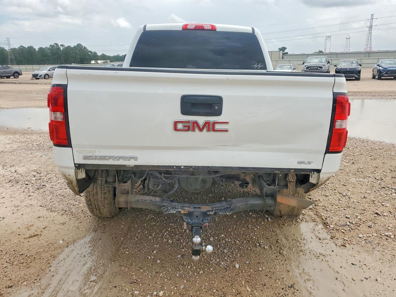 2015 Gmc Sierra C1500 Slt White vin: 3GTP1VEC5FG311200