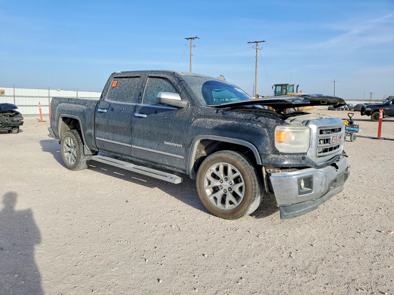 2015 Gmc Sierra C1500 Slt Black vin: 3GTP1VEC5FG316557