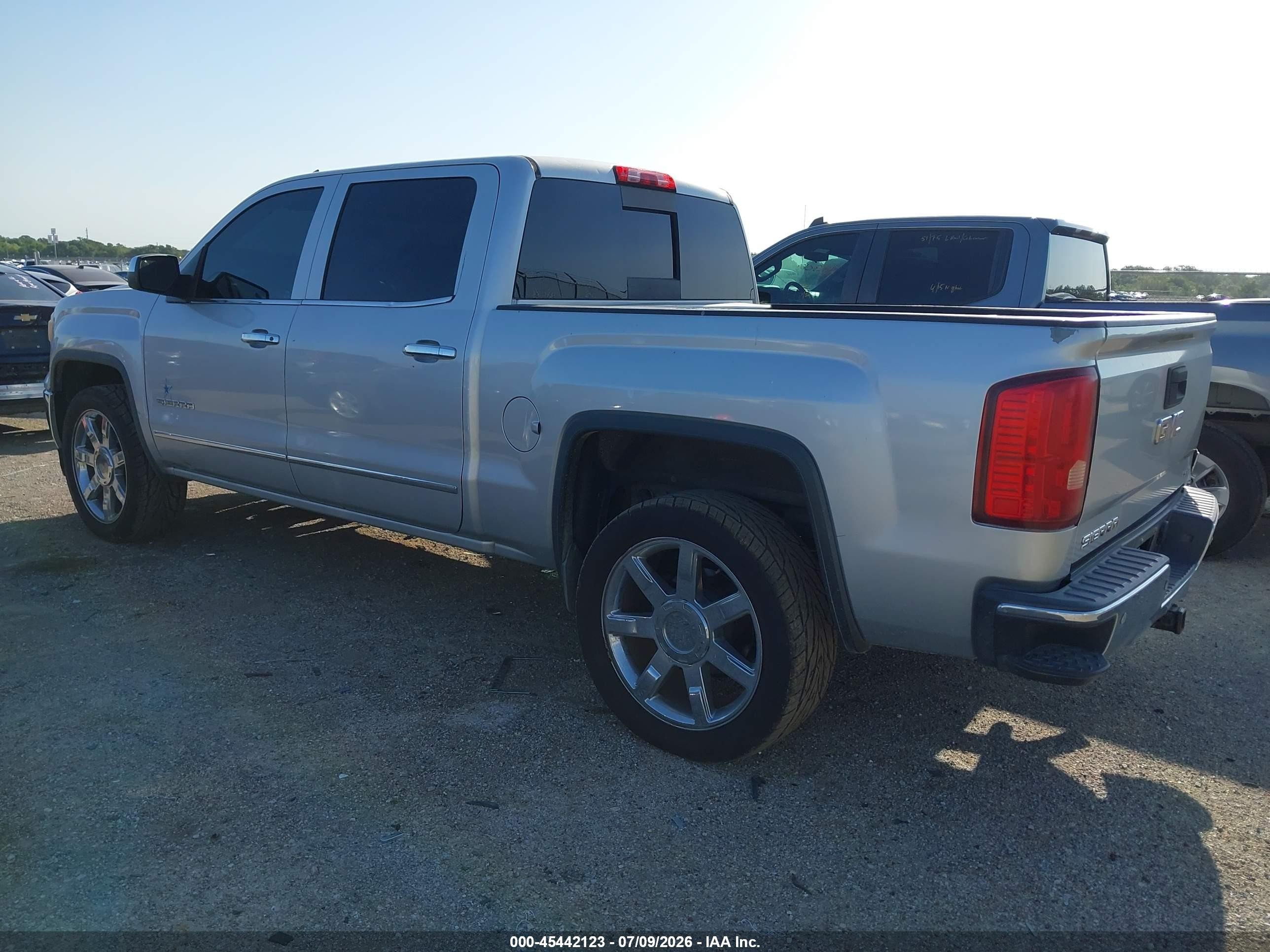 2014 Gmc Sierra 1500 Slt Silver vin: 3GTP1VEC6EG180714