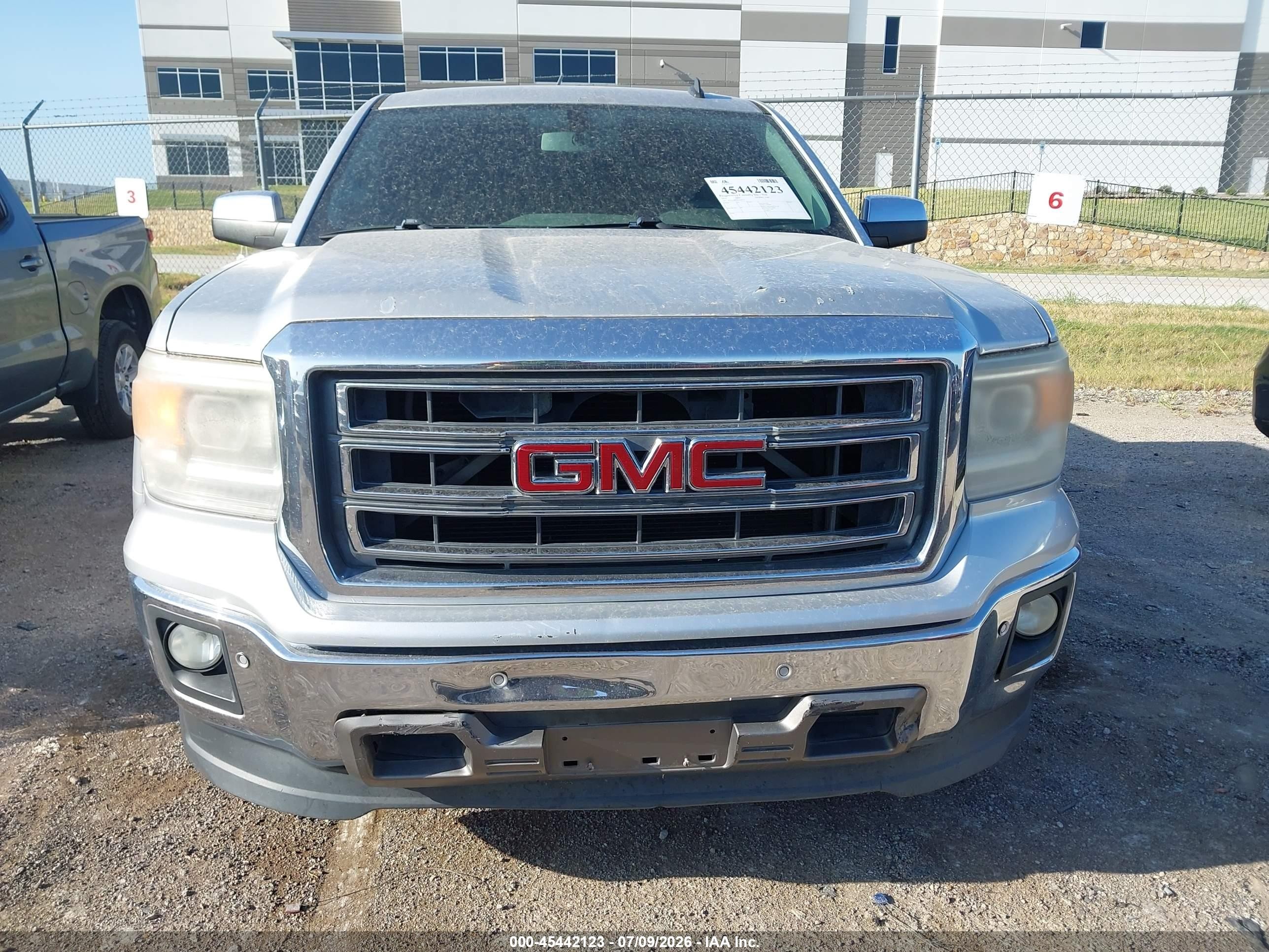 2014 Gmc Sierra 1500 Slt Silver vin: 3GTP1VEC6EG180714
