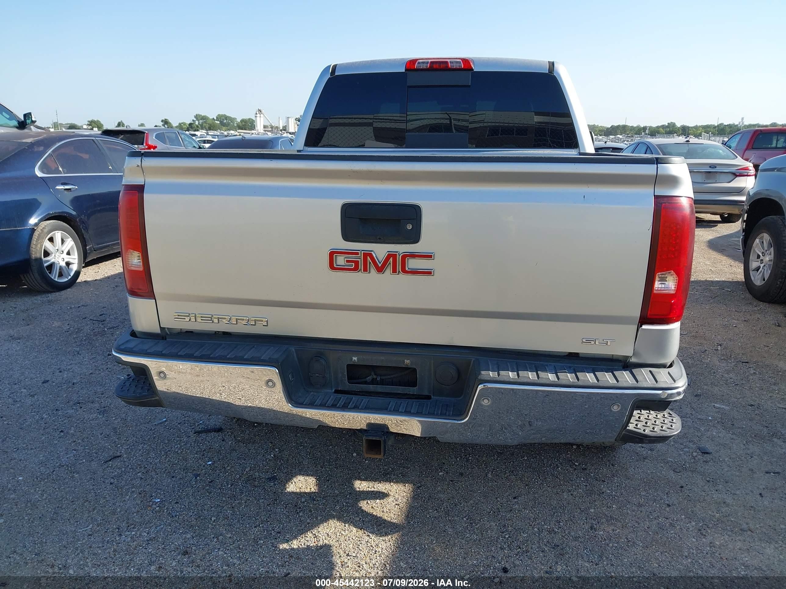 2014 Gmc Sierra 1500 Slt Silver vin: 3GTP1VEC6EG180714