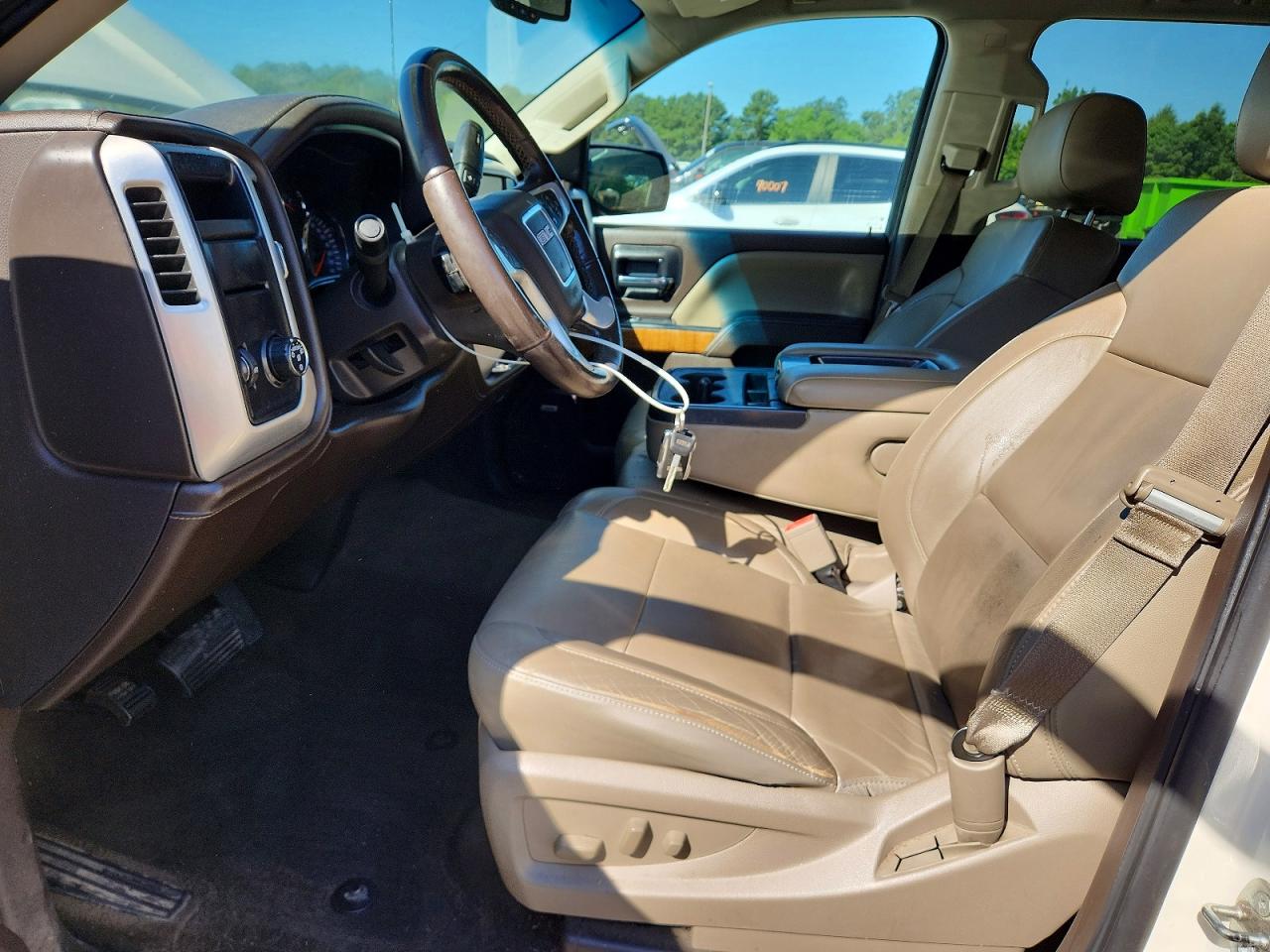 2014 Gmc Sierra C1500 Slt White vin: 3GTP1VEC6EG460584