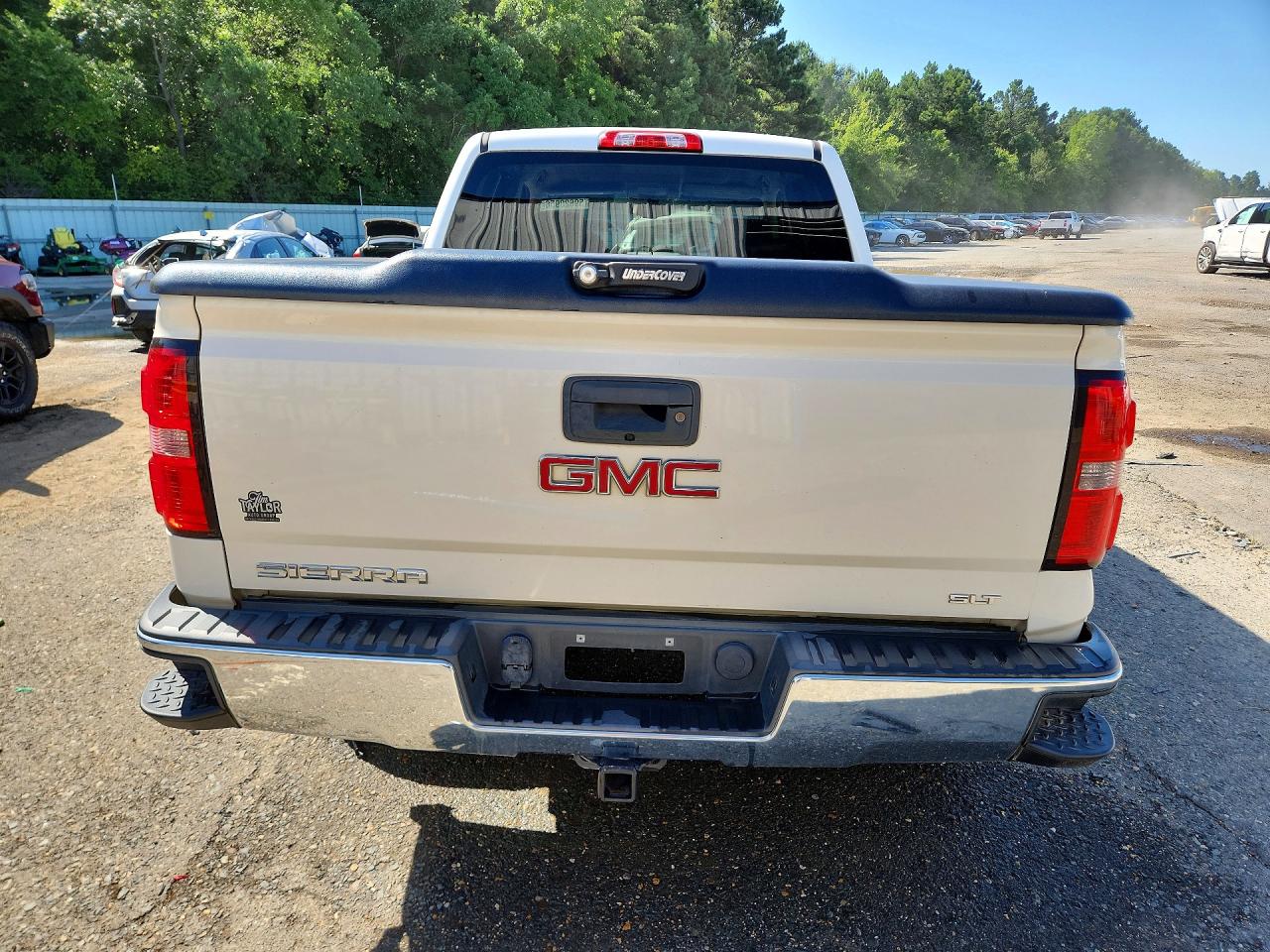 2014 Gmc Sierra C1500 Slt White vin: 3GTP1VEC6EG460584