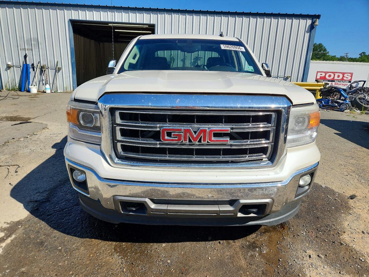 2014 Gmc Sierra C1500 Slt White vin: 3GTP1VEC6EG460584