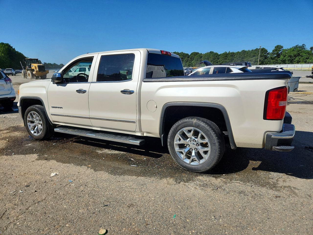2014 Gmc Sierra C1500 Slt White vin: 3GTP1VEC6EG460584