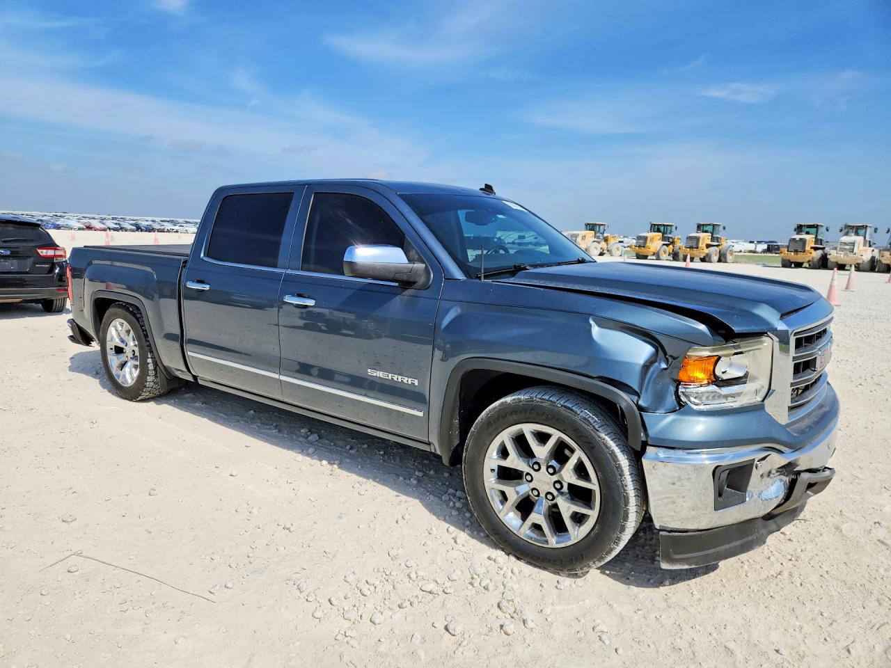 2014 Gmc Sierra C1500 Slt Blue vin: 3GTP1VEC7EG315652