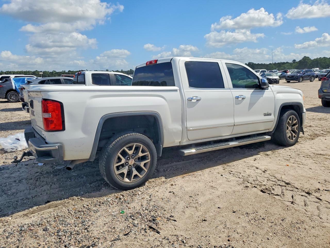 2014 Gmc Sierra C1500 Slt White vin: 3GTP1VEC7EG409868