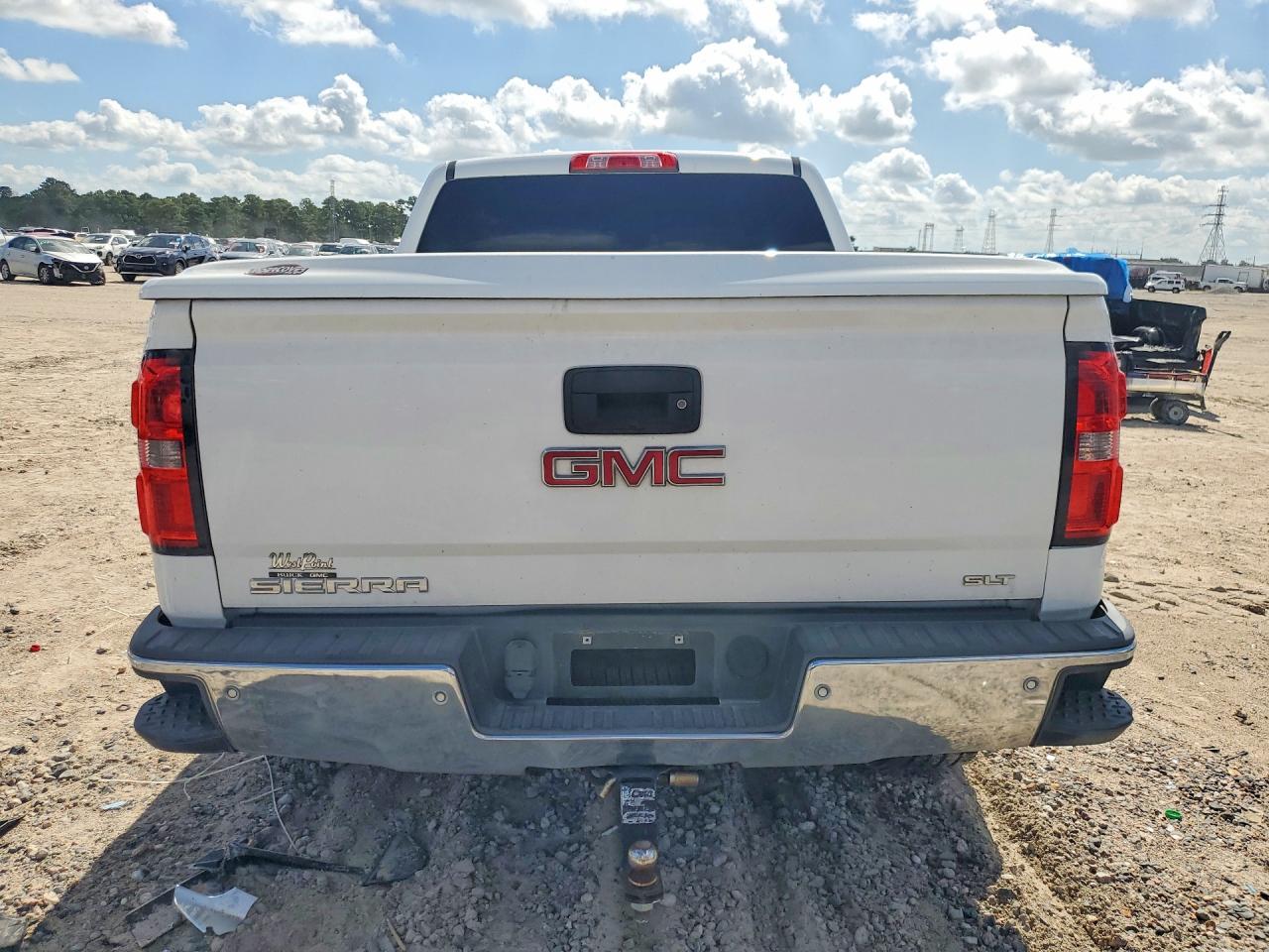 2014 Gmc Sierra C1500 Slt White vin: 3GTP1VEC7EG409868