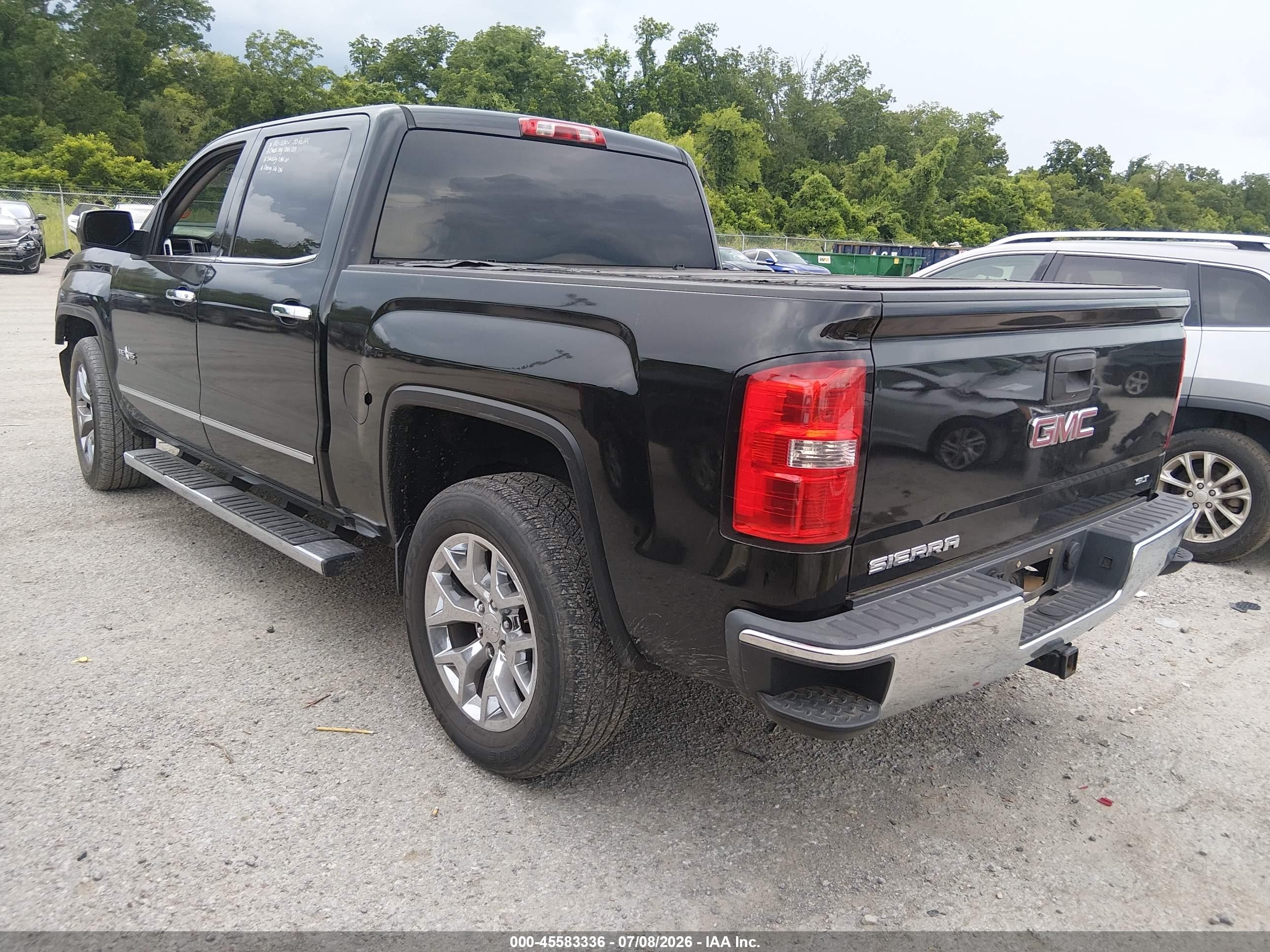 2014 Gmc Sierra 1500 Slt Black vin: 3GTP1VEC7EG461386