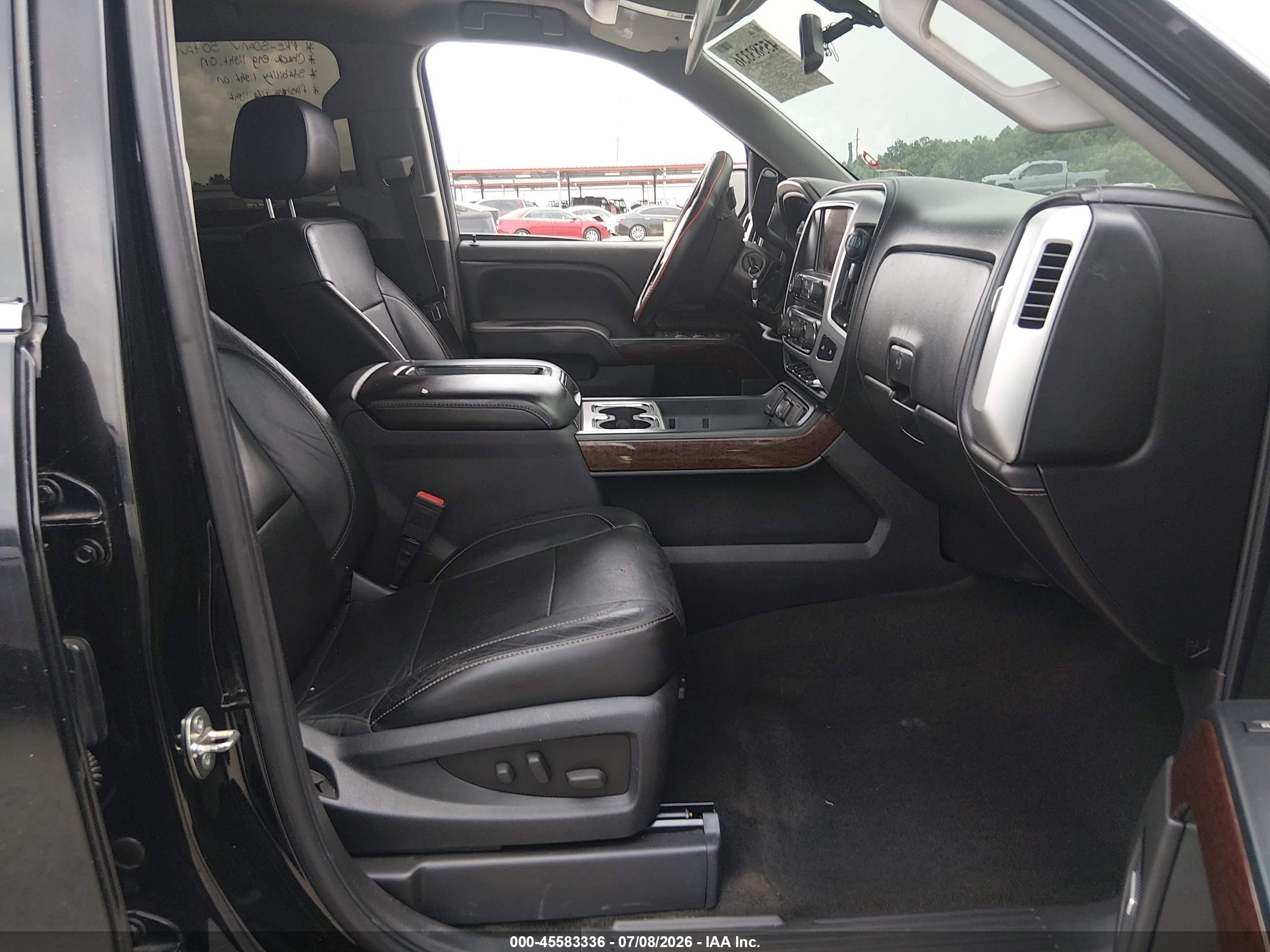 2014 Gmc Sierra 1500 Slt Black vin: 3GTP1VEC7EG461386