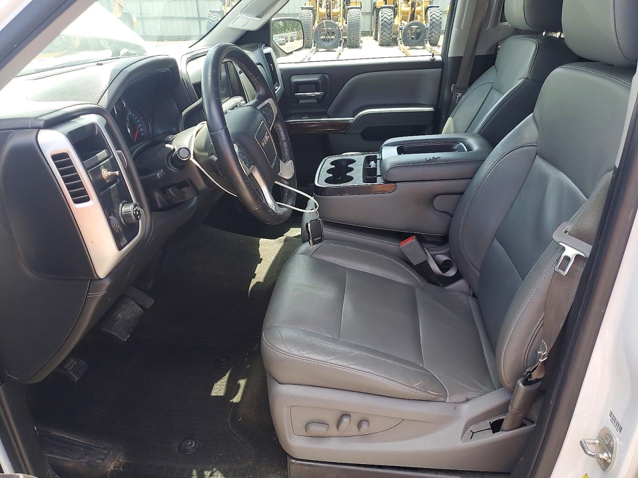 2015 Gmc Sierra C1500 Slt White vin: 3GTP1VEC7FG150106
