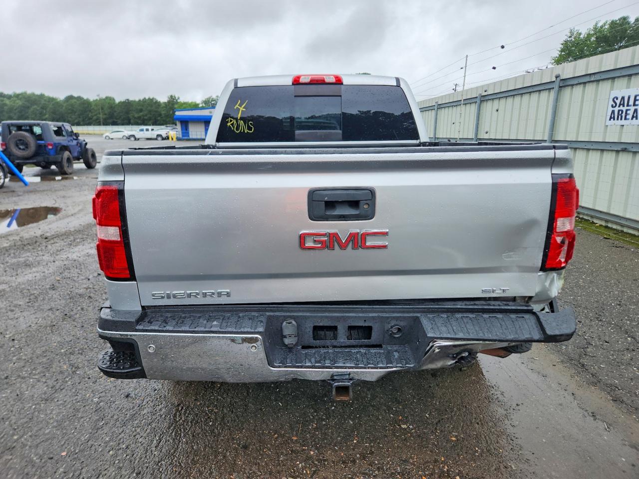 2015 Gmc Sierra C1500 Slt Silver vin: 3GTP1VEC7FG374203