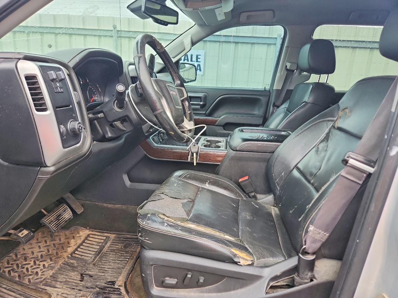 2015 Gmc Sierra C1500 Slt Silver vin: 3GTP1VEC7FG374203