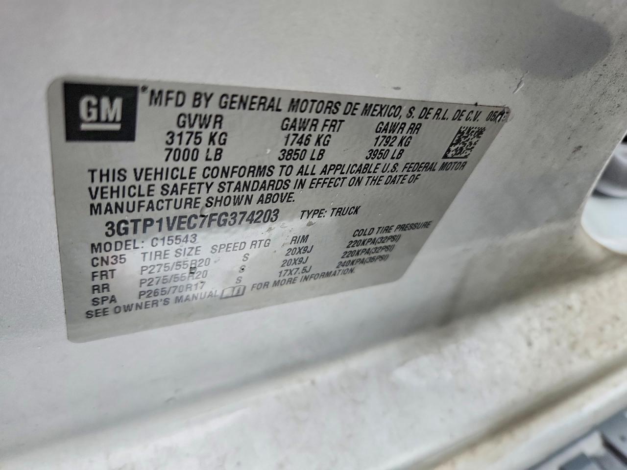 2015 Gmc Sierra C1500 Slt Silver vin: 3GTP1VEC7FG374203