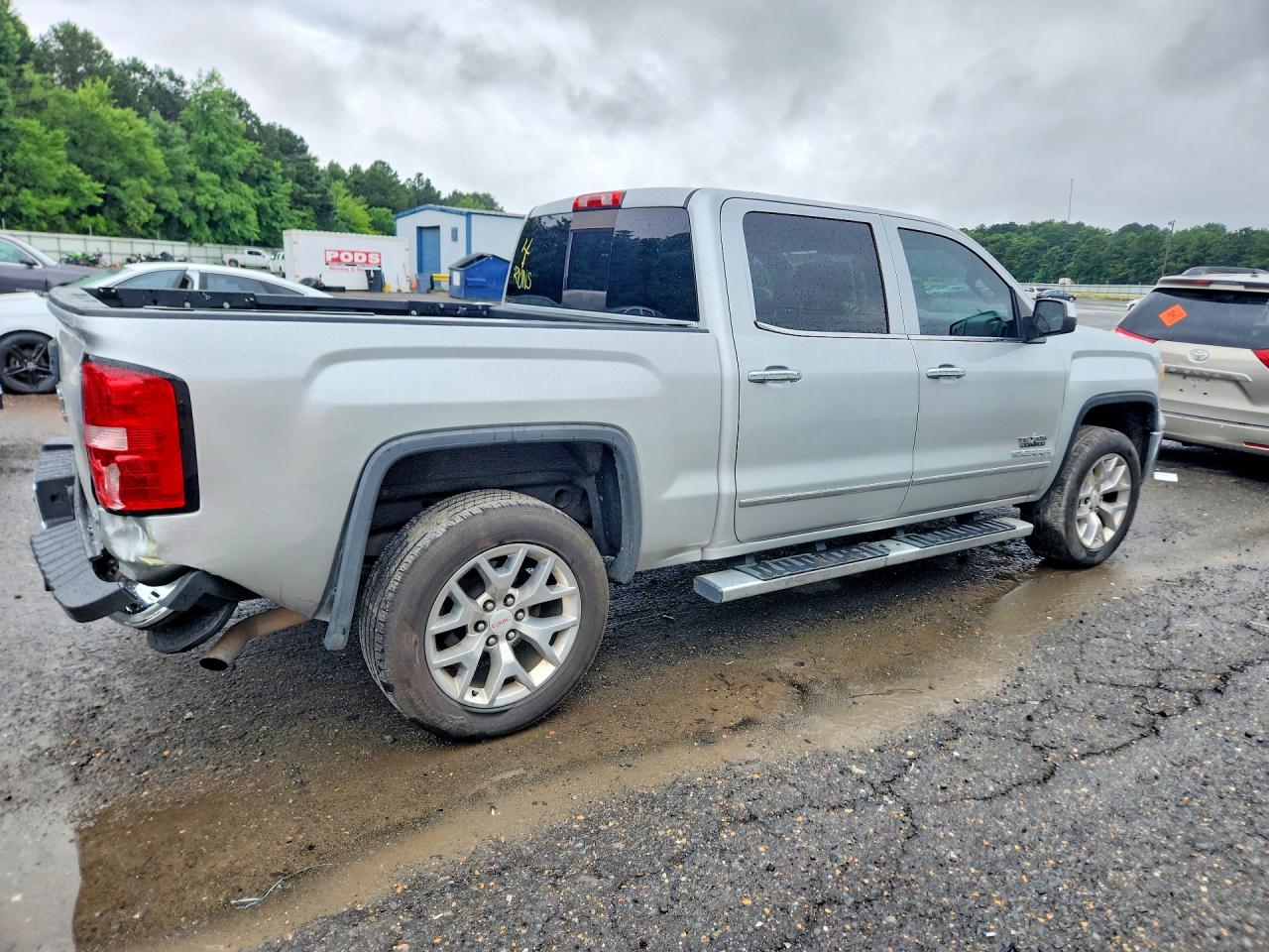 2015 Gmc Sierra C1500 Slt Silver vin: 3GTP1VEC7FG374203