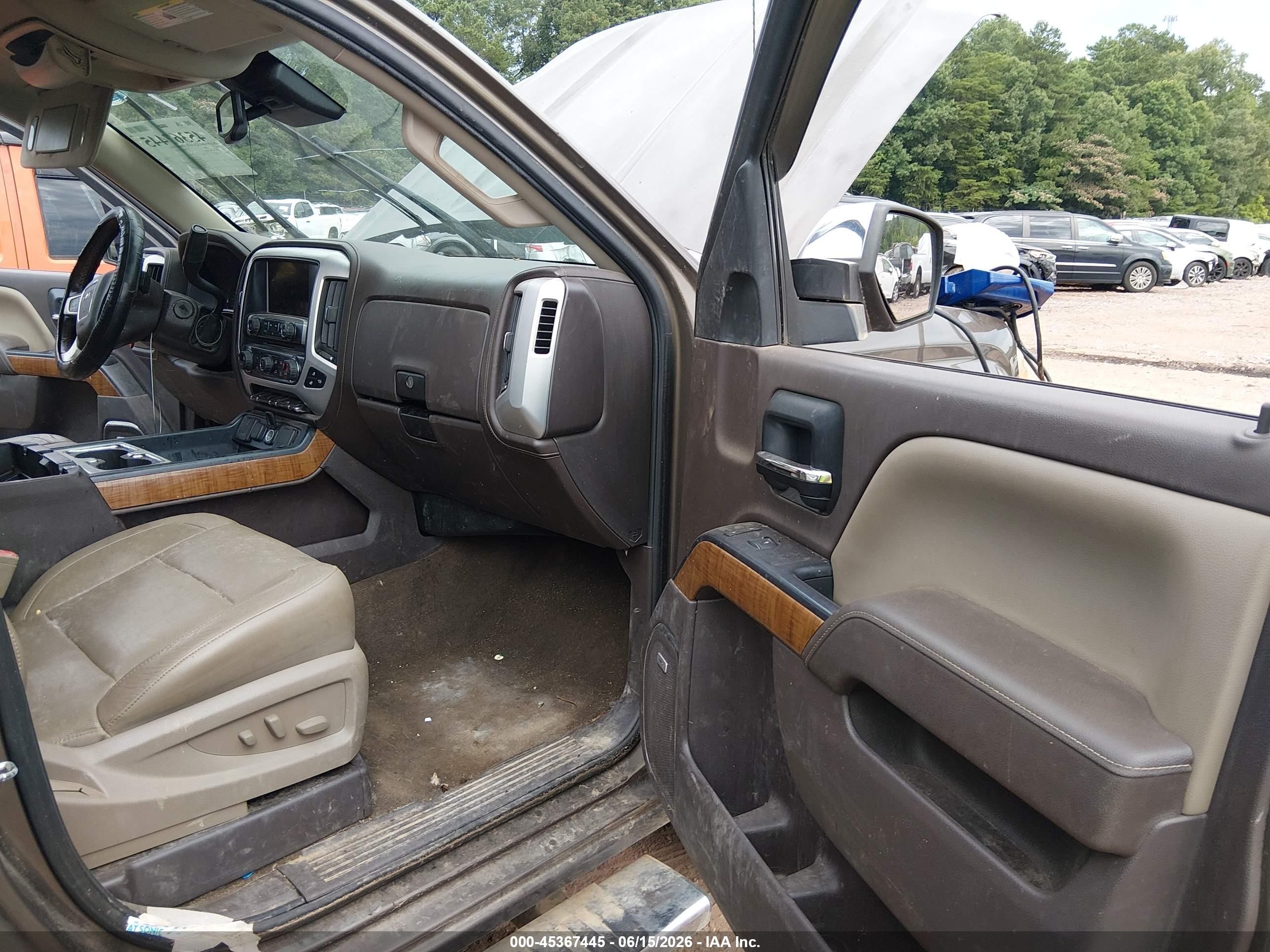 2014 Gmc Sierra 1500 Slt Brown vin: 3GTP1VEC8EG492890