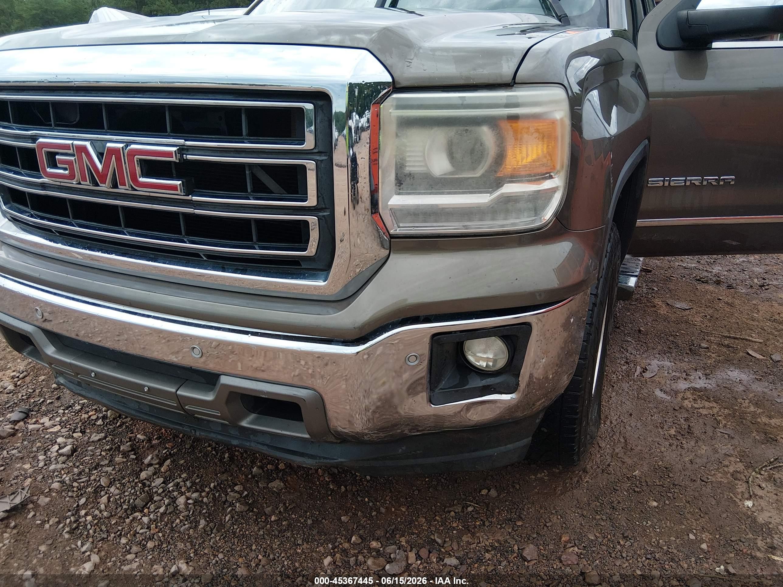 2014 Gmc Sierra 1500 Slt Brown vin: 3GTP1VEC8EG492890