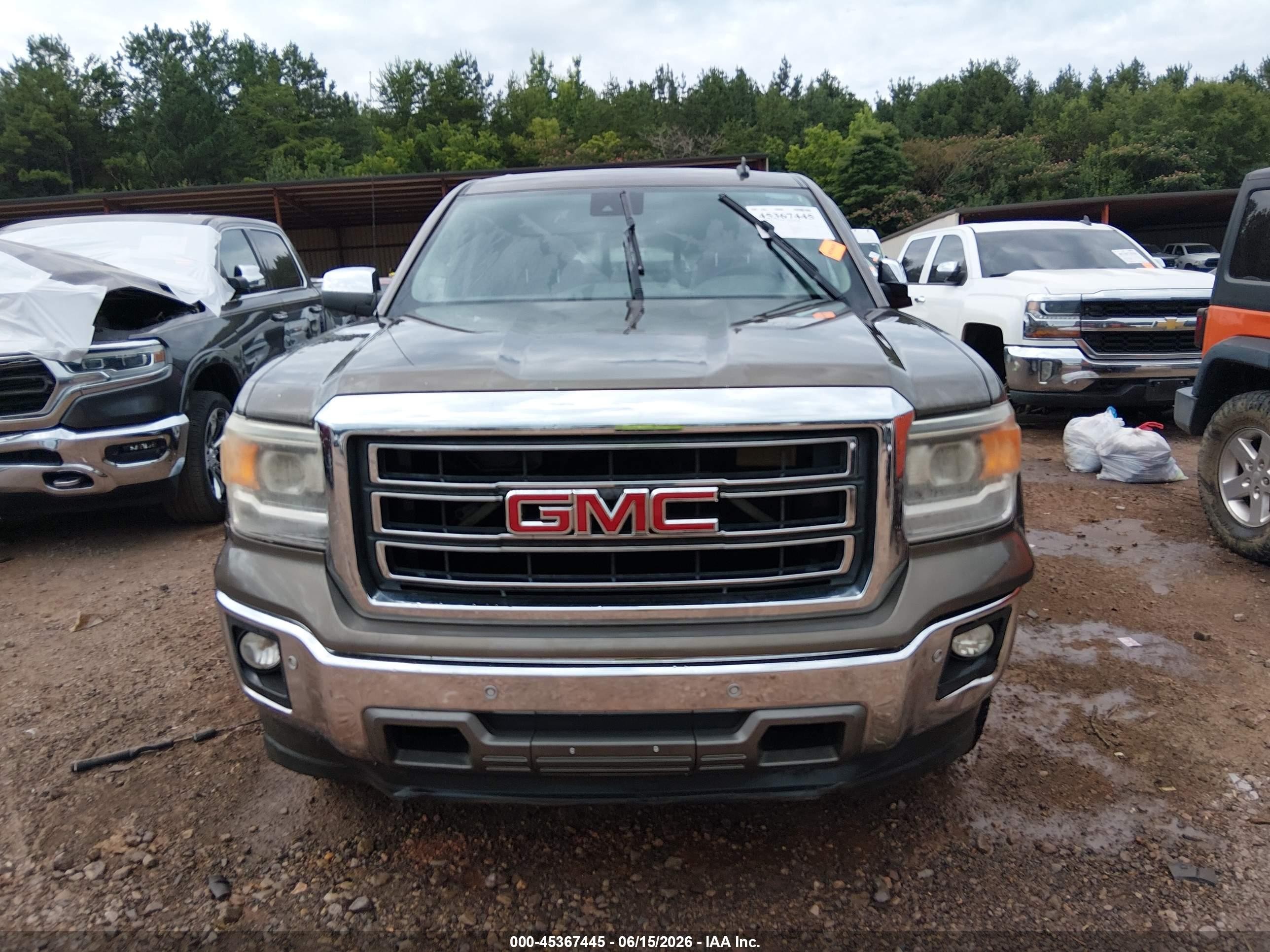 2014 Gmc Sierra 1500 Slt Brown vin: 3GTP1VEC8EG492890