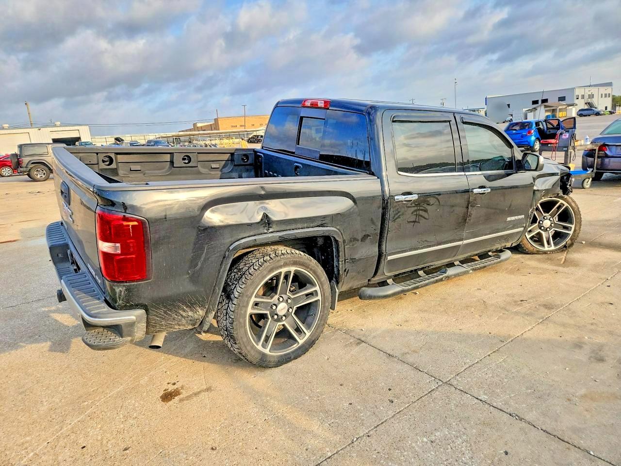 2015 Gmc Sierra C1500 Slt Black vin: 3GTP1VEC8FG448759