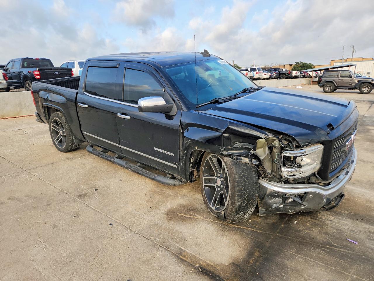 2015 Gmc Sierra C1500 Slt Black vin: 3GTP1VEC8FG448759