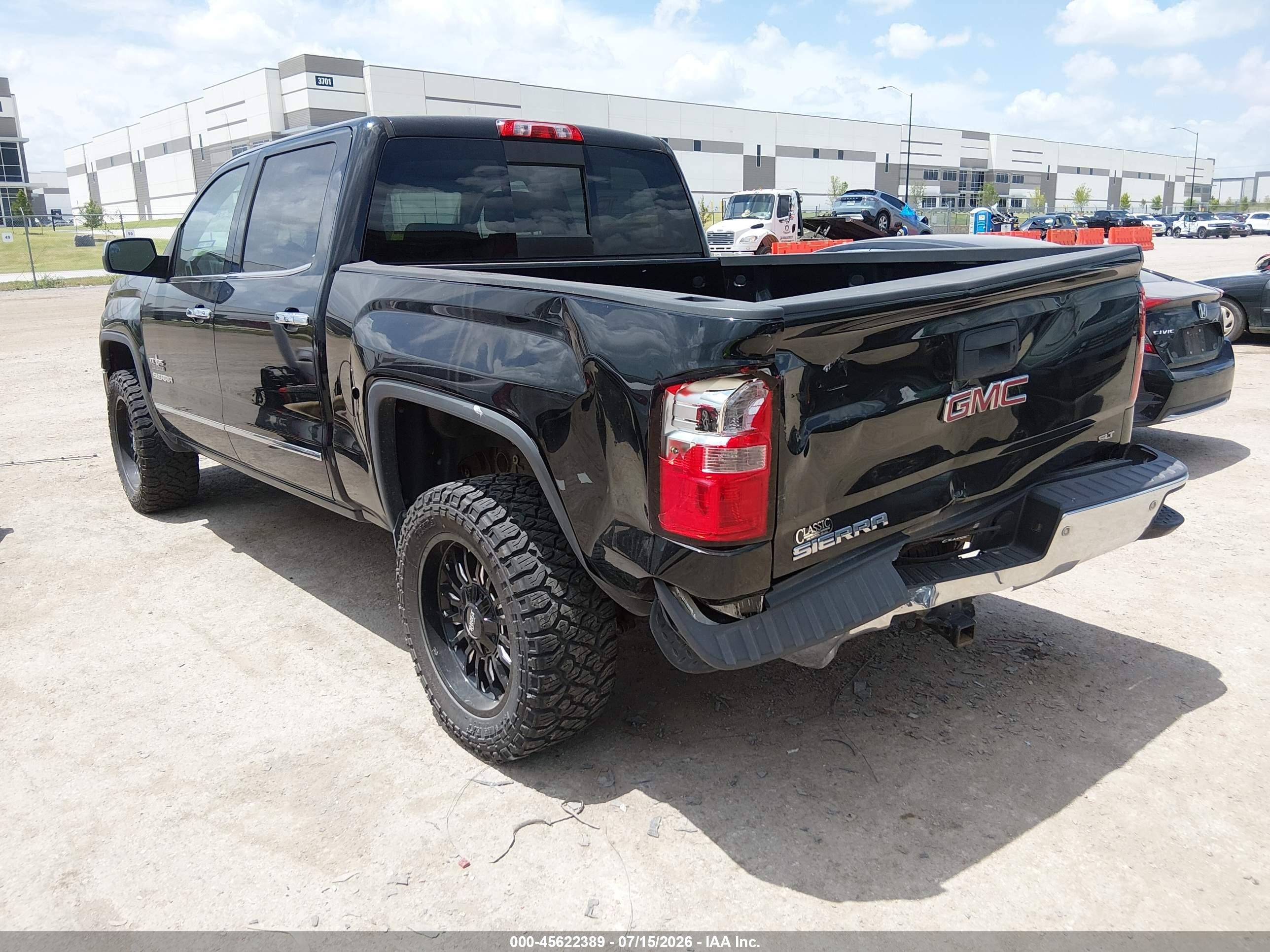 2014 Gmc Sierra 1500 Slt Black vin: 3GTP1VEC9EG113525